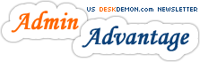 AdminAdvantage - The DeskDemon US Newsletter!